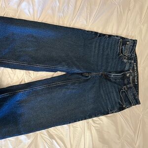 Stretch straight leg jeans American eagle dark wash